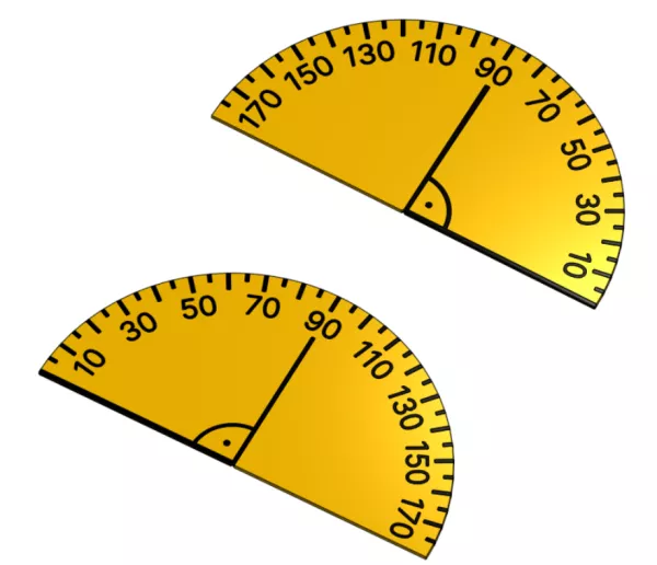 Entdeckendes: Winkelmesser für hochgradig sehbehinderte Schüler | Protactor (zip-Datei)