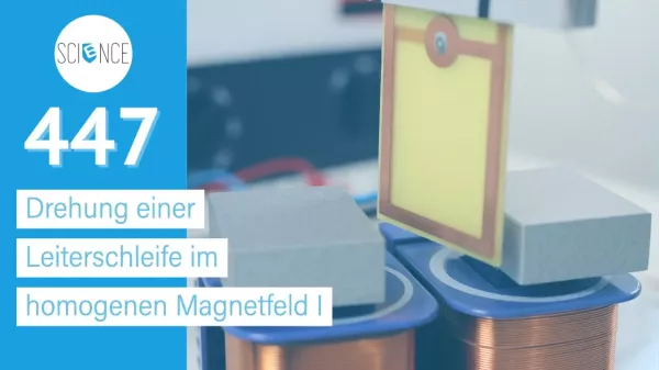 Video: Drehung einer Leiterschleife im homogenen Magnetfeld 1
