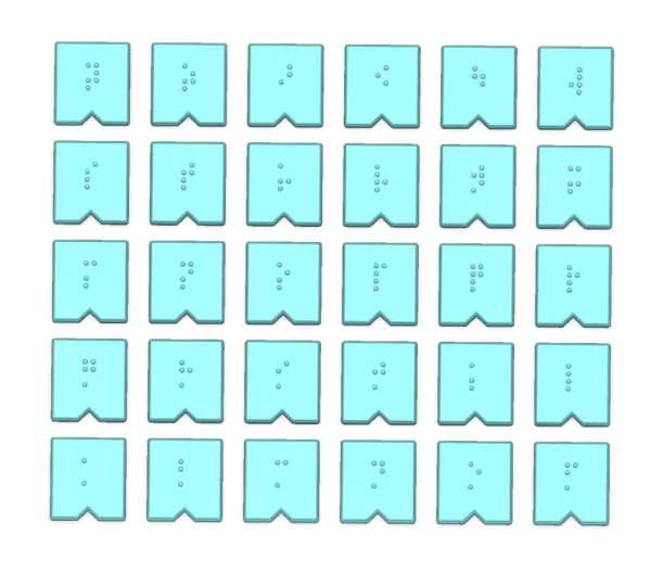 Entdeckendes: Großbuchstaben Eurobraille (3mf-Datei)