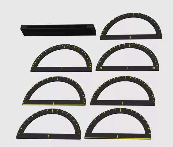 Entdeckendes: Set aus Winkelmessern (zip-Datei)