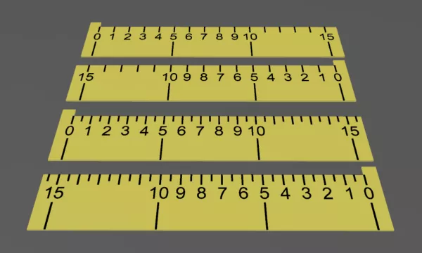 Entdeckendes: Lineal (15 cm) (zip-Datei)