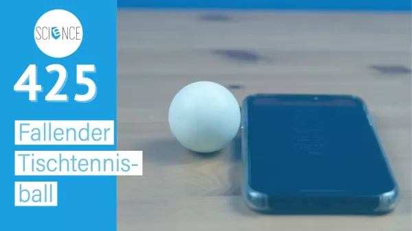 Video: Fallender Tischtennisball