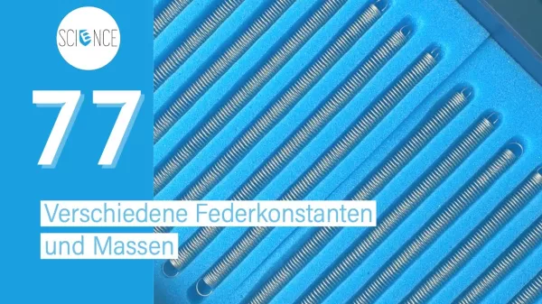 Video: Federschwinger - unterschiedliche Federn und angehängte Massen