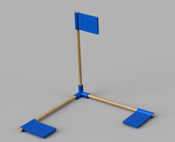 Entdeckendes: Halterung und Beschriftung für 3D-Achsen (3mf-Datei)