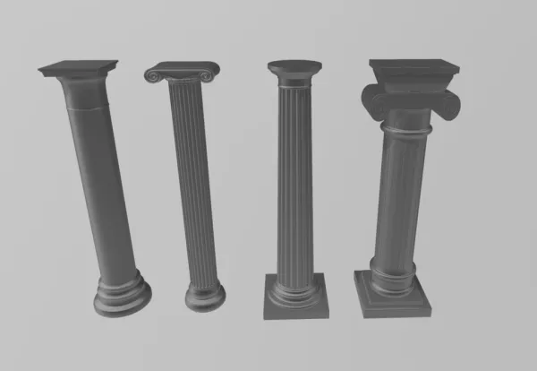 Entdeckendes: roman column set (zip-Datei)
