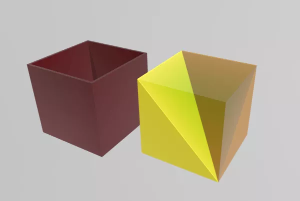 Entdeckendes: derivation volume of the pyramid (stl-Datei)