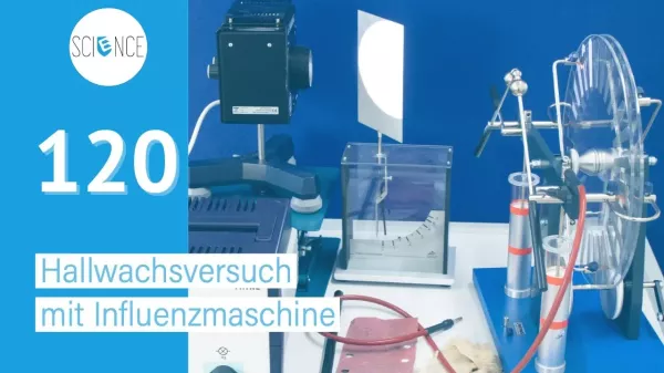 Video: Hallwachseffekt mit Influenzmaschine | Äußerer photoelektrischer Effekt