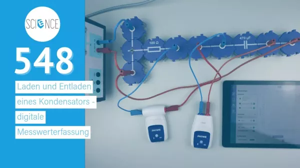 Video: Laden und Entladen eines Kondensators - digitale Messwerterfassung