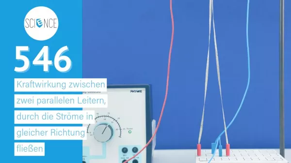 Video: Kraftwirkung zwischen zwei parallelen Leitern, durch die Ströme in gleicher Richtung fließen