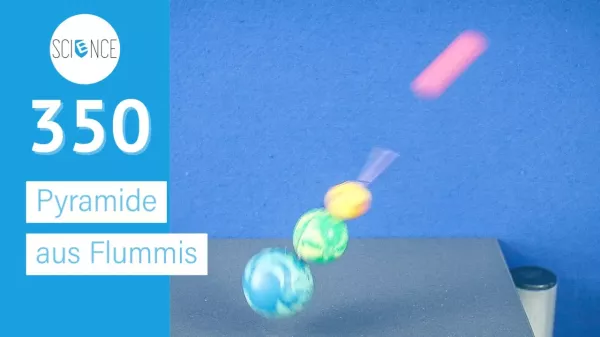 Video: Pyramide aus Flummis
