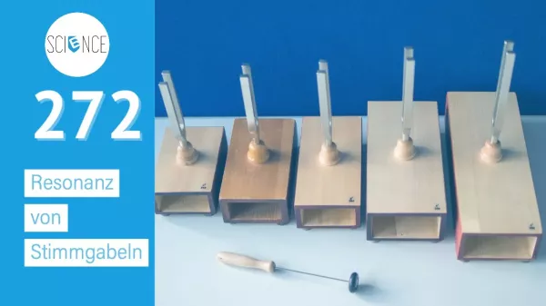 Video: Resonanz von Stimmgabeln I