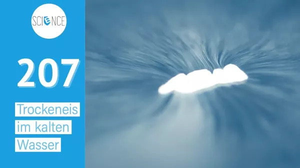 Video: Trockeneis im kalten Wasser