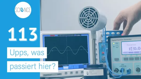 Video: Upps - Was ist hier passiert? Experiment zum Thema Akustik in einem zu kleinen Raum aufgebaut