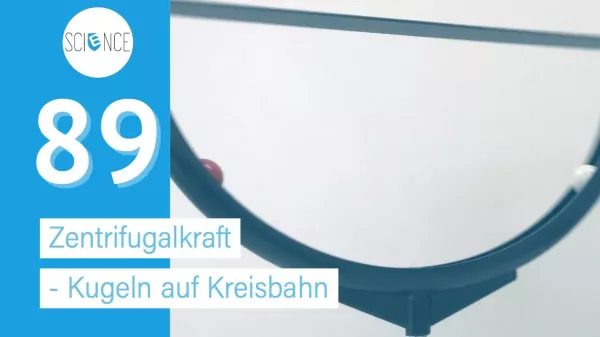 Video: Zentrifugalkraft | Kugeln auf Kreisbahn