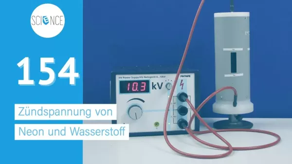 Video: Zündspannung von Neon und Wasserstoff