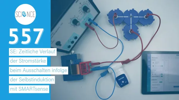 Video: Zeitlicher Verlauf der Stromstärke beim Ausschalten infolge der Selbstinduktion mit SMARTsense