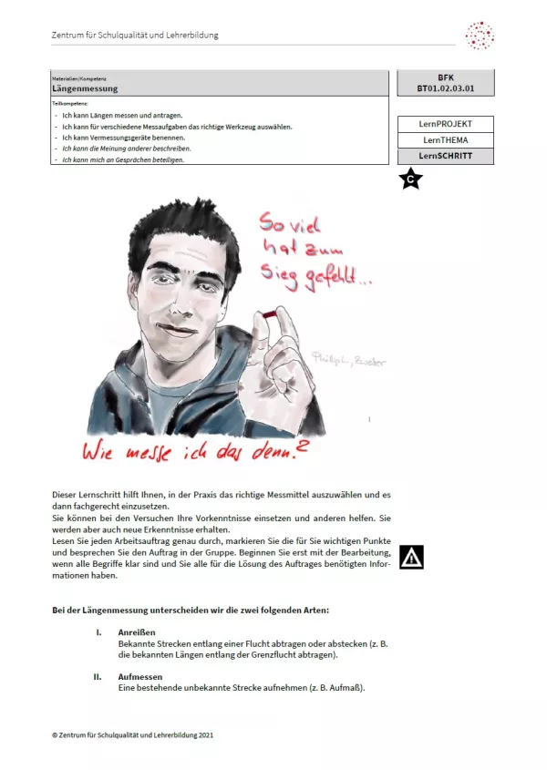 Arbeitsblatt: Längenmessung (Niveau C | PDF)