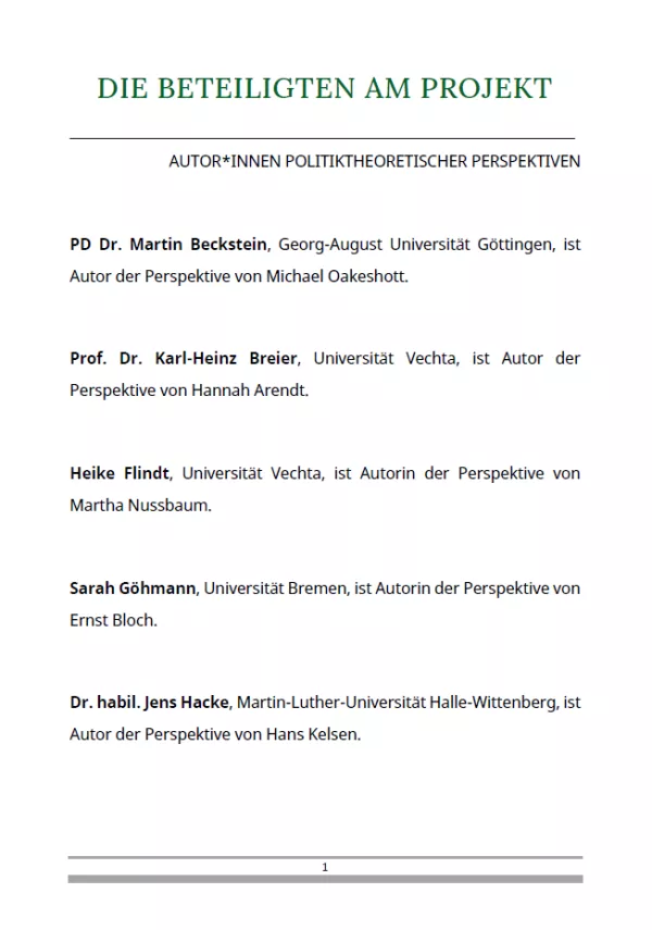 Sonstiges: TWIND Politische Bildung | Die Beteiligten am Projekt | Liste der Autoren