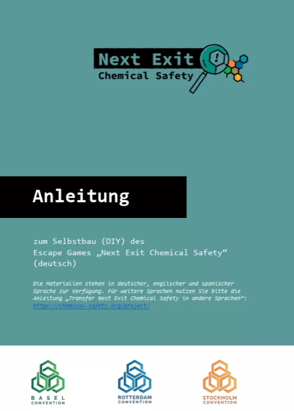 Webseite: Next Exit Chemical Safety | DIY-Version (deutsch)