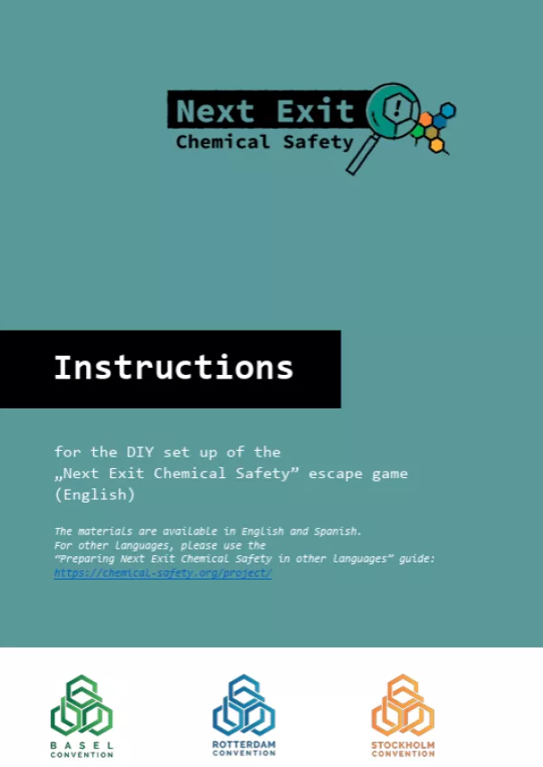 Webseite: Next Exit Chemical Safety | DIY-Version (englisch)