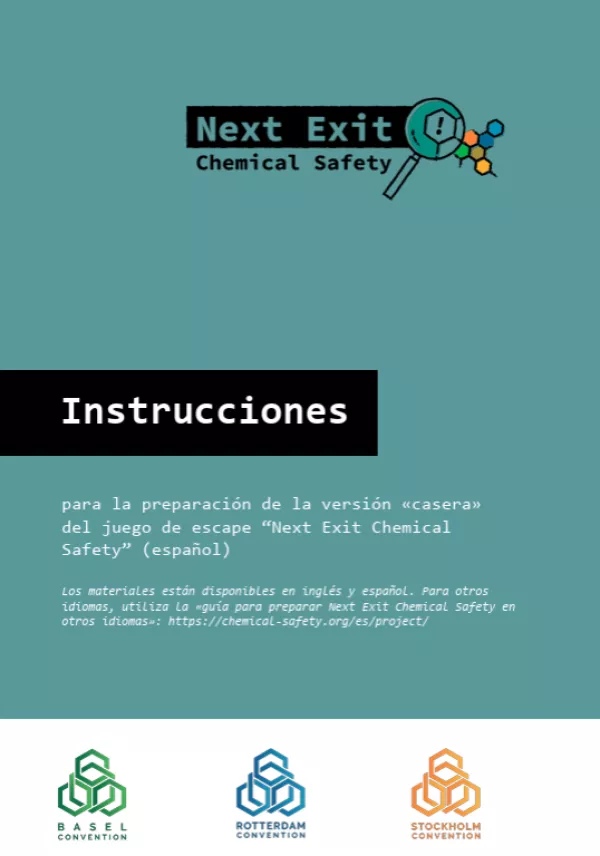 Webseite: Next Exit Chemical Safety | DIY-Version (spanisch)