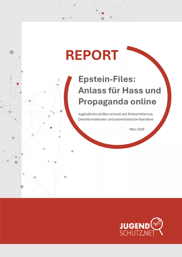 Broschuere: Report: Epstein-Files: Anlass für Hass und Propaganda online