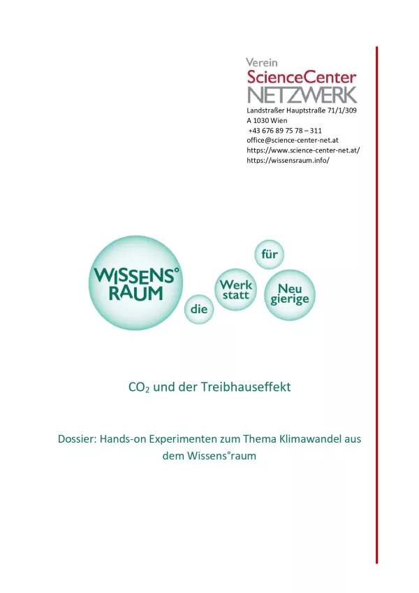 Unterrichtsbaustein: CO2 und der Treibhauseffekt