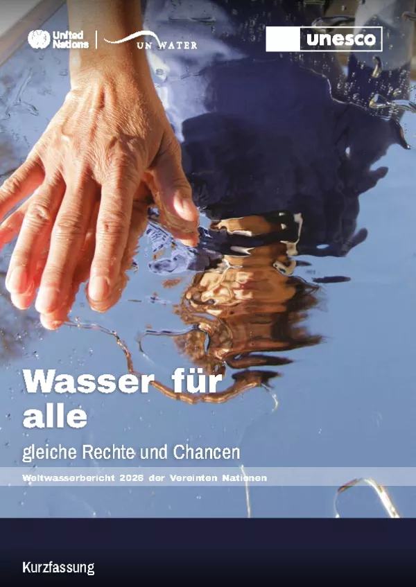 Broschuere: Weltwasserbericht 2026: Wasser für alle