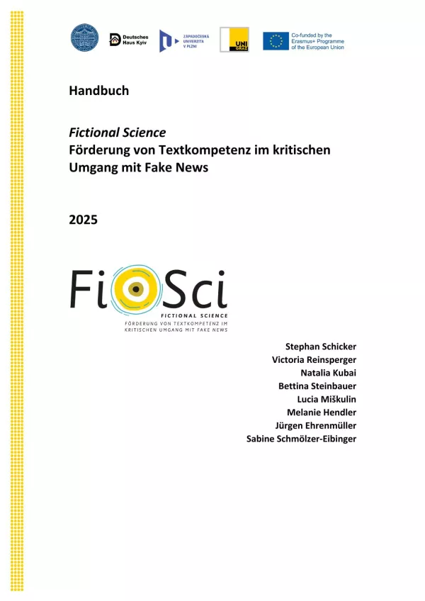 Handbuch: Fictional Science Handbuch | Förderung von Textkompetenz im kritischen Umgang mit Fake News