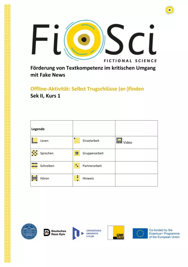 Arbeitsblatt: Selbst Trugschlüsse (er-)finden Sek II