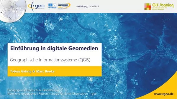 Presentation: Einführung in digitale Geomedien: Geographische Informationssysteme (QGIS)