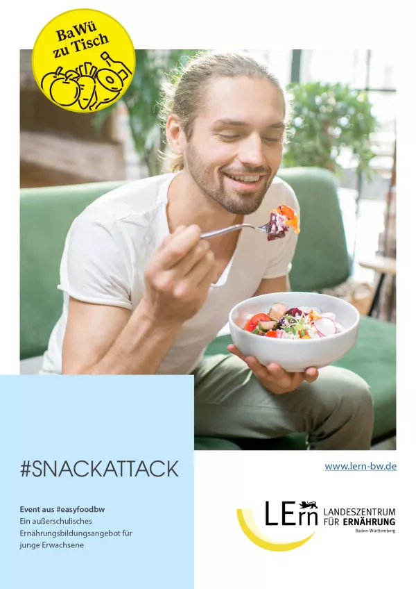 Broschuere: #snackattack | Ein außerschulisches Ernährungsbildungsangebot für junge Erwachsene