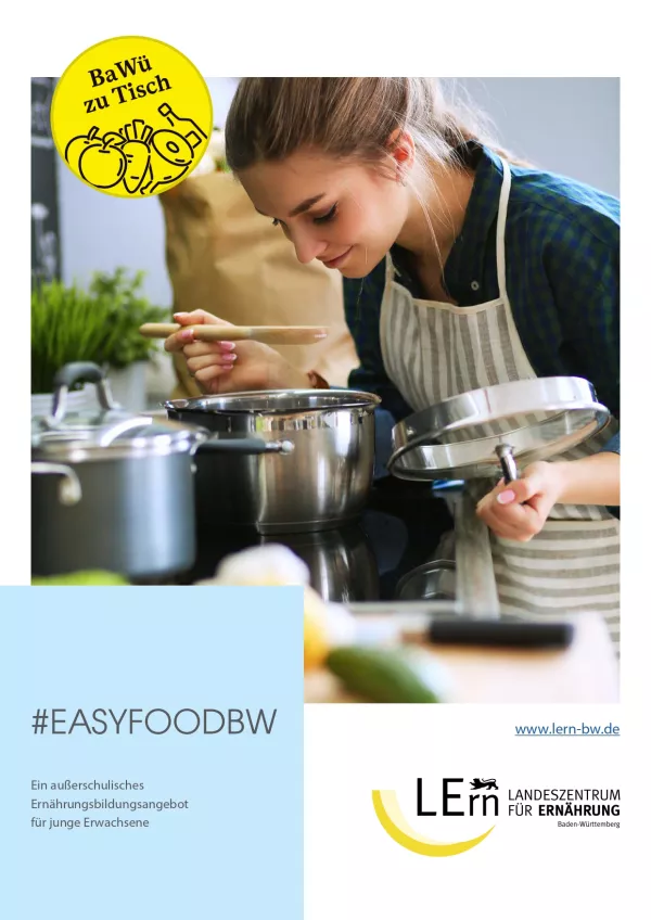 Broschuere: #easyfoodbw | Ein außerschulisches Ernährungsbildungsangebot für junge Erwachsene