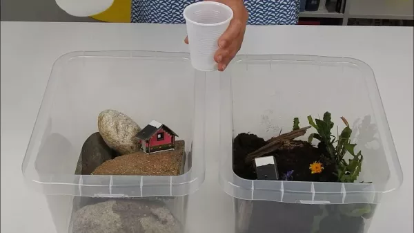 Entdeckendes: From rain to flood | Experiment