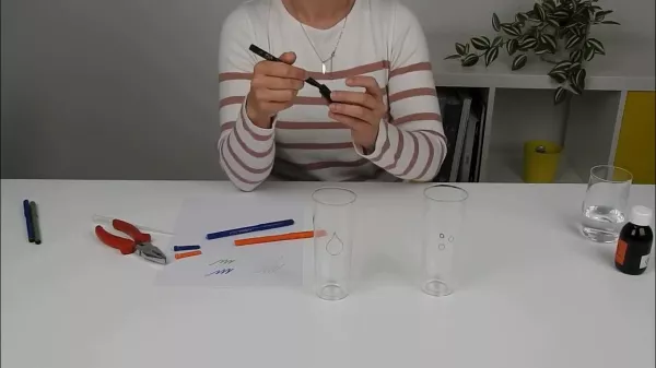Entdeckendes: Eingetrocknete Filzstifte retten | Experiment