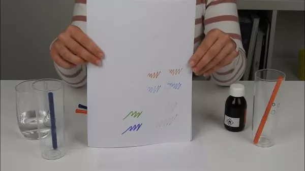 Entdeckendes: Dried Markers | Experiment