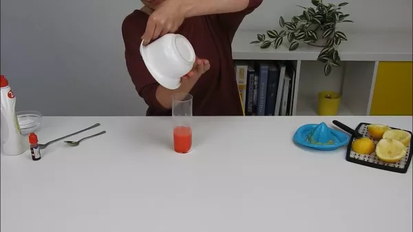 Entdeckendes: Bubblande citronexperiment | Experiment