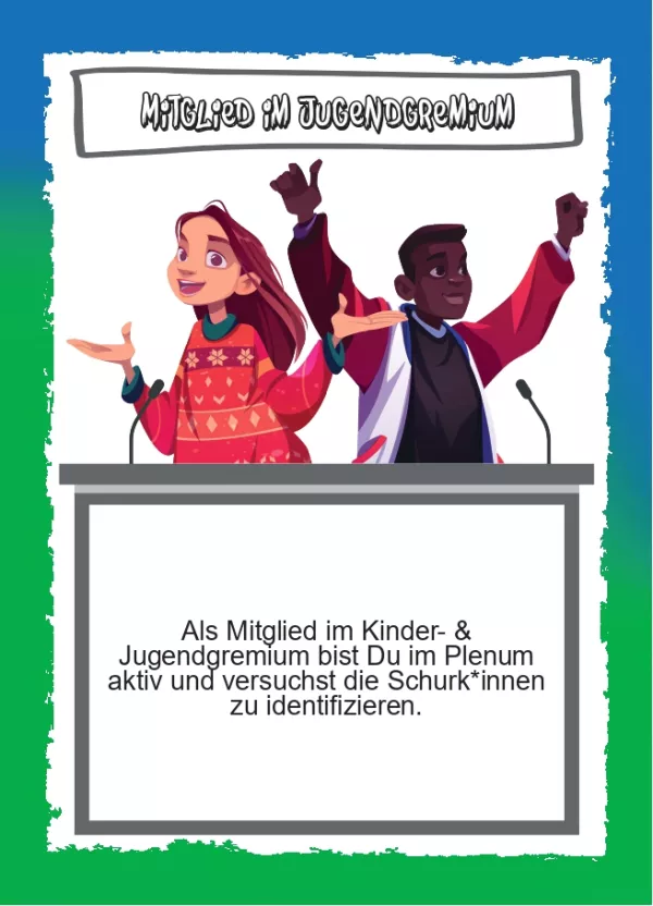 Lernspiel: Werwolf - die Jugendgremien-Edition (Spielkarten)