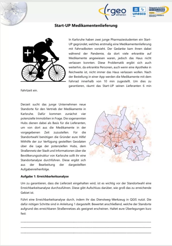 Arbeitsblatt: Arbeitsblatt: Standortanalyse mit QGIS (Medikamenten-Startup)