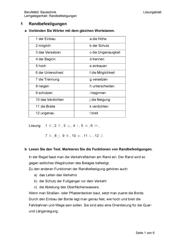 Text: Randbefestigungen - Lösungen (Word)