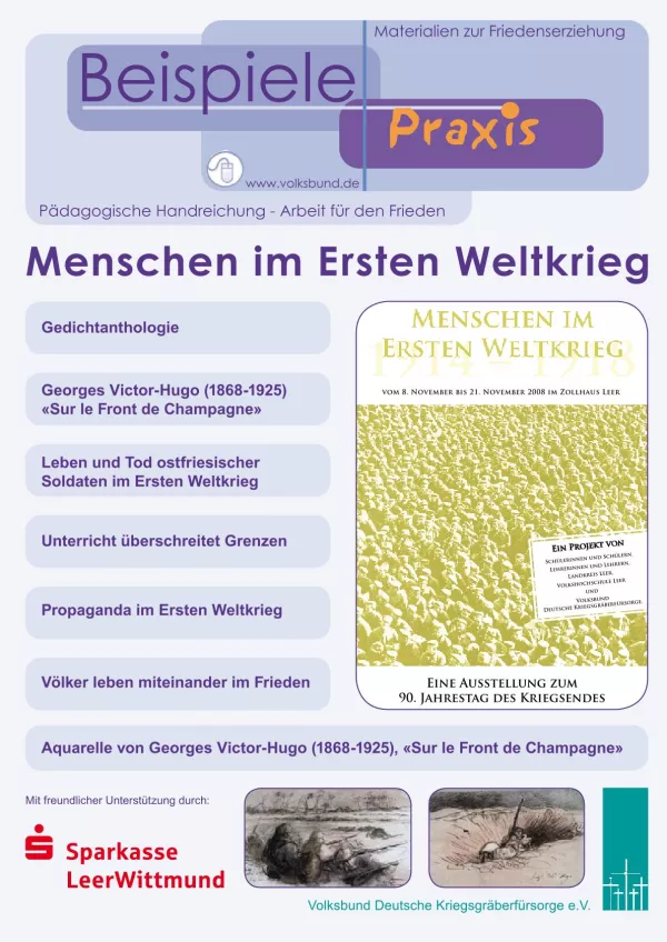 Handreichung: Katalog zur Ausstellung „Menschen im Ersten Weltkrieg“