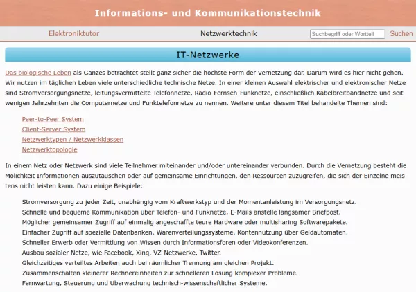 Webseite: IT-Netzwerke