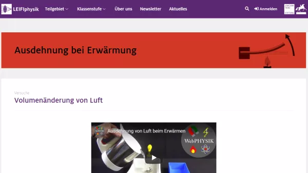 Video: Volumenänderung von Luft
