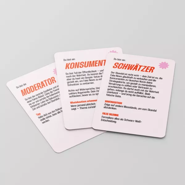 Handbuch: Fighting Disinformation - Ein Kartenspiel zur Aufklärung von Fake News