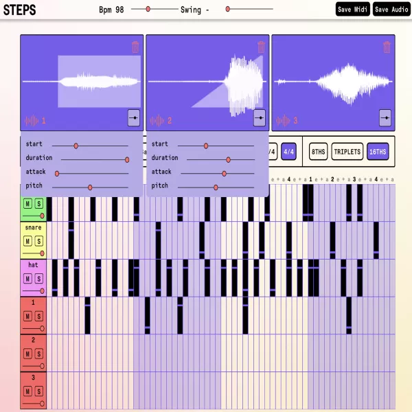Entdeckendes: STePs - Sampler – Kreatives Experimentieren mit Klang und Rhythmus