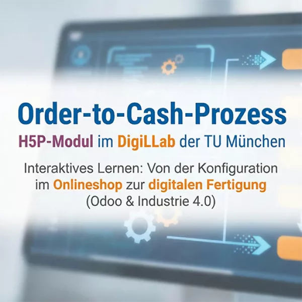 Interaktion: H5P-Modul: Der Order-to-Cash-Prozess im DigiLLab der TU München