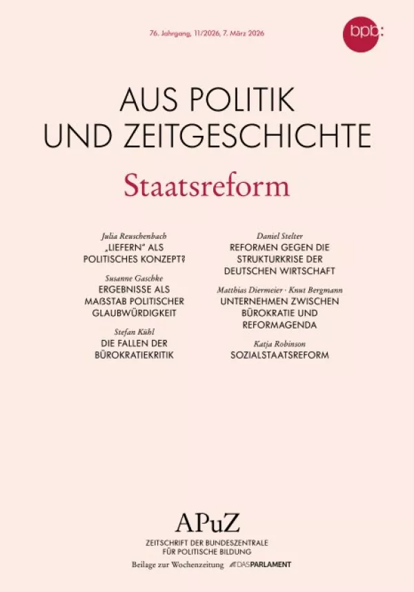 Text: Staatsreform