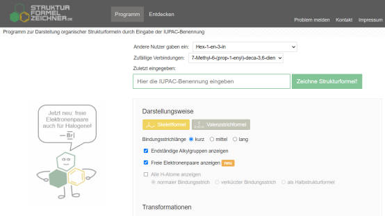 Online-Strukturformelzeichner – Fisher Scientific: Chemische ...
