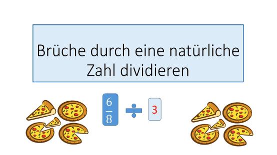Brüche Dividieren Durch Natürliche Zahlen www.mundo.schule